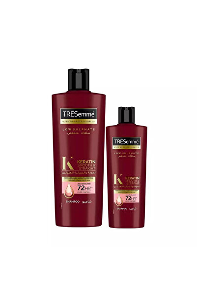 Tresemme Low Sulphate Keratin Smooth And Straight Hair Shampoo With 72H Frizz...