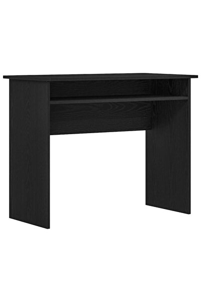 vidaxl Birou, stejar negru, 90x50x74 cm, lemn prelucrat