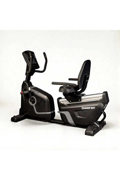 Champ Kit Stationary Exercise Bike with Backrest and Magnetic Resistance 32 L...