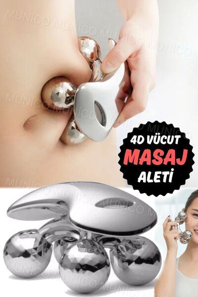 MACGON 4D Masaj Aleti ile Selülit Azaltıcı ve Sıkılaştırıcı Egzersiz Seti