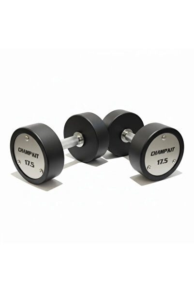 Champ Kit زوج دمبل دائري مطاطي بوزن ثابت من 2.5KG إلى 20KG