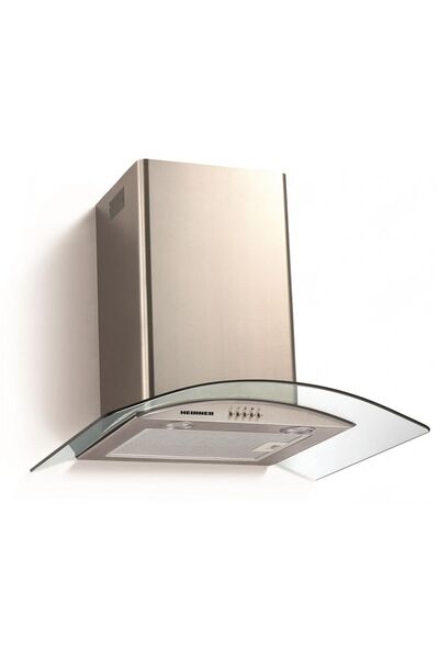 Heinner DCH-650GX 60 cm Hotă în formă de T, 610 m³/h, Inox/Sticlă