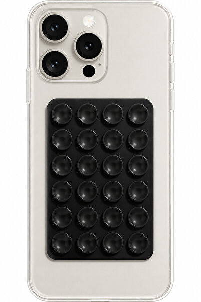 Pazar Kapısı Dikdörtgen Vantuzlu Yapışkan Telefon Tutucu Taşınabilir Silikon ...