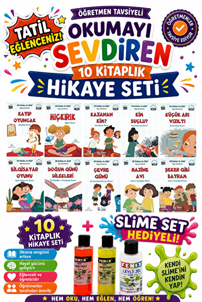 Üçgen Yayıncılık 3.Sınıf Öğretmen Tavsiyeli Okumayı Sevdiren 40 Sayfa 10 Kita...