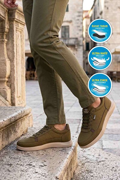 AYAKMOD Dakır's 2038 m Khaki Men's Casual Shoes