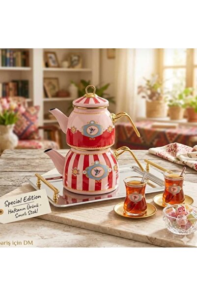 BERENHOMEE Kuş model çaydanlık seti