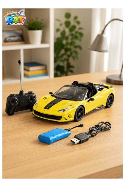 DAT Speed Car Remote Control Sports Car 1:18 Scale - RC Radio Control Vehicle...
