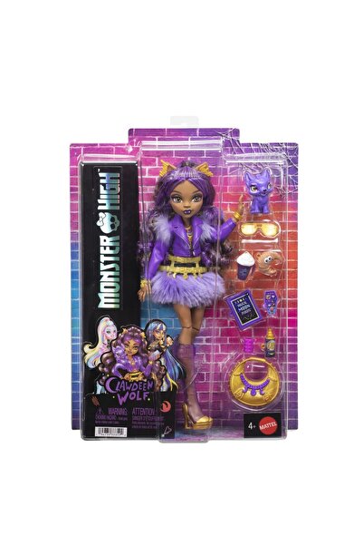mattel MONSTER HIGH PAPUSA CLAWDEEN WOLF CU ACCESORII