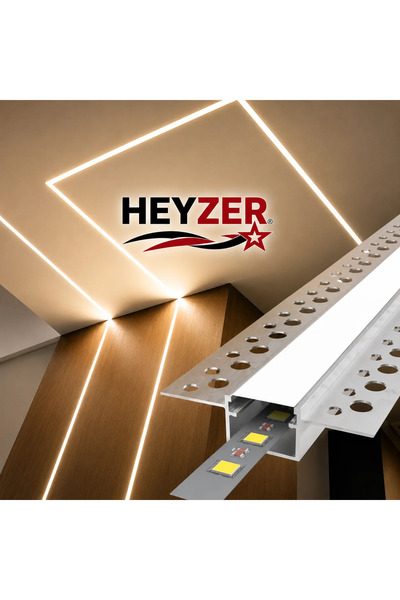 HEYZER 12×15 Trimless LED Profili (3 Metre) – Alüminyum(LEDSİZ)