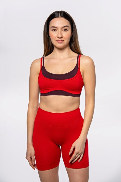 Kadın Dikişsiz Destekleyici Ayarlanabilir Askılı Spor Sütyeni Sporcu Büstiyeri Yoga Fitness Bra