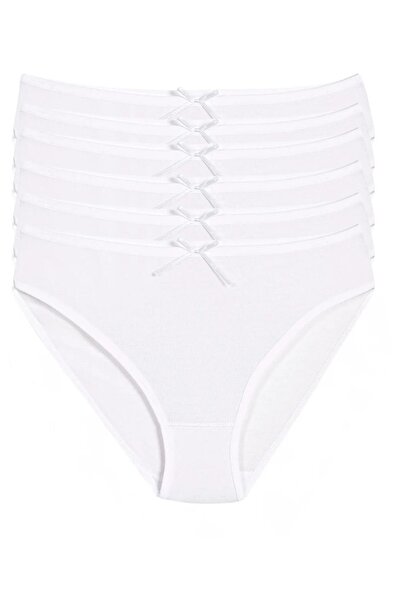 YILDIZ Bamboo Bikini Women's Panties White 6-Pack