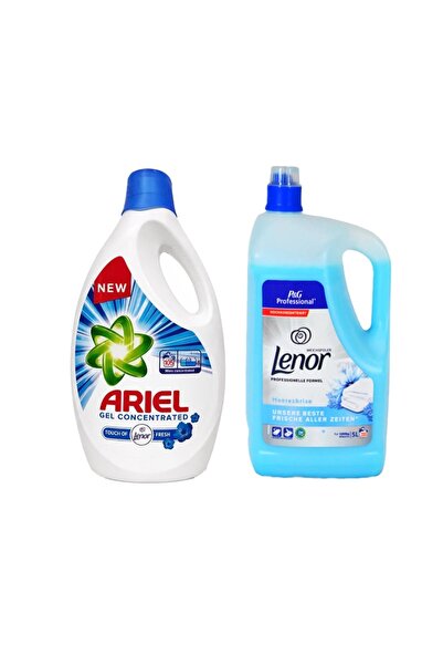 Ariel Detergent Universal Clean 5.7 L + Lenor Balsam Profesional 5L