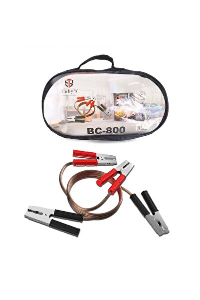 TOBYS Toby’s BC-800 800AMP Heavy Duty Car Battery Booster Cable with Zipper B...