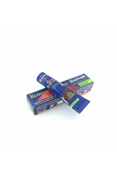 Saphir Κρέμα Ανανέωσης 25 ml (χρώμα: 34 καφέ καπνού), κρέμα για επαναχρωματισ...