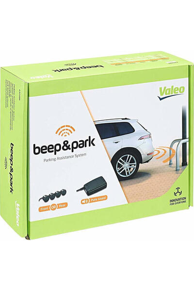 VALEO Σύστημα Στάθμευσης Beep & Park με Βομβητή και 4 Αισθητήρες σε Μαύρο Χρώμα