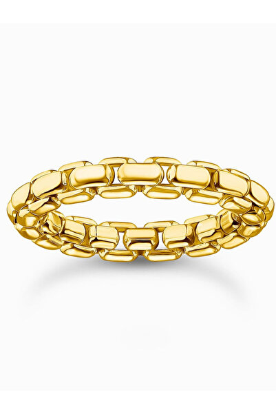 Thomas Sabo TR2502-413-39-62 Δαχτυλίδι Unisex - Αλυσίδα τύπου box επιχρυσωμένο