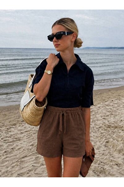BERRUPAZ Comfortable Fit Shorts with Elastic Waist