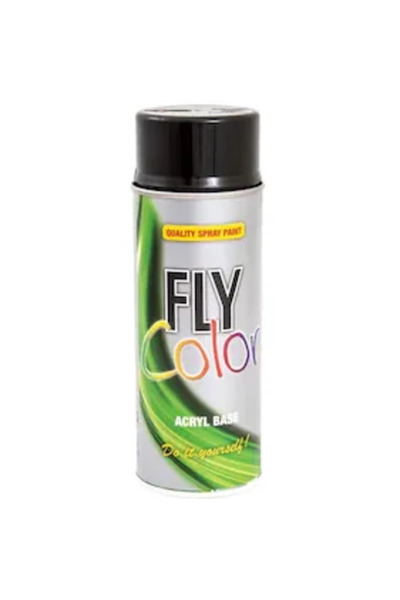 FLY COLOR Vopsea spray decorativa FLY COLOR, RAL 9005 negru mat, 400ml