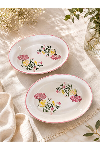 Yasvera Ceramics 2’li derin salata kasesi