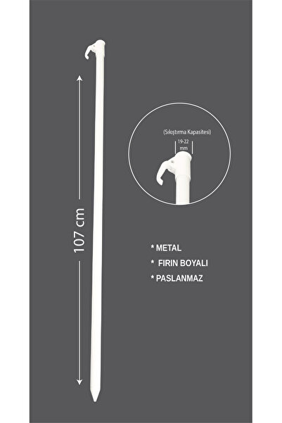 Metal Deniz Şemsiye Alt Borusu (metal)