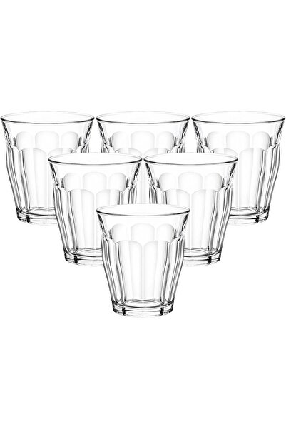 Generic Set of 6 Turkish Coffee Glass Cups 90ml (3oz) – Clear Arabic Tea Glas...