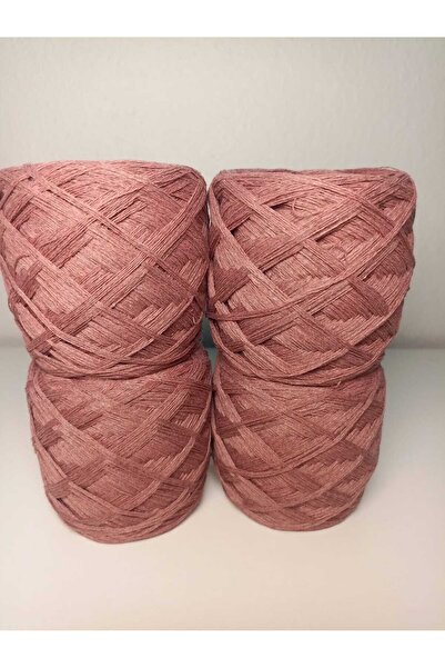 kartopya TerraCotta (Pişmiş Toprak) Renkli Katlı Sarım Koton Örgü İpi 400gr(4...