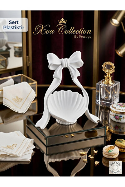 XOA Collection وعاء زخرفي من صدف اللؤلؤ البحري |   تصميم فاخر على شكل فيونكة،...