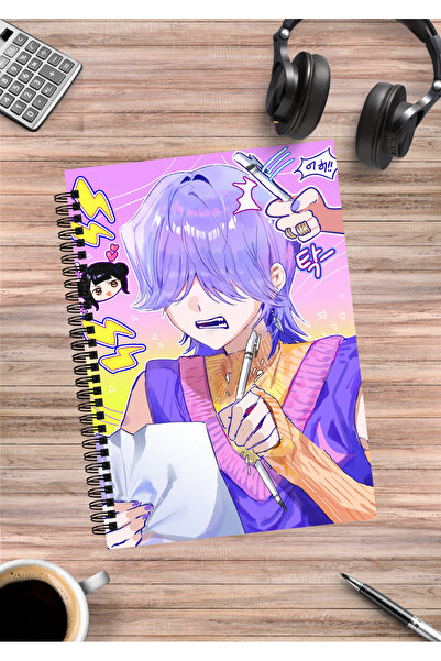 mertfigur Kpop Demon Hunters Anime Spiral Notebook A5 (50 Sheets)