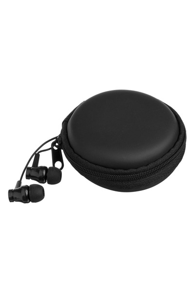 Z Store Căști audio cu carcasă neagră, cablu de 1.2m