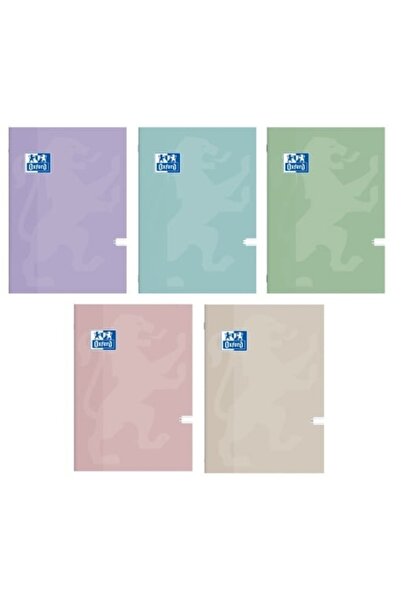 Oxford Set 5 caiete A4, 60file, dictando, Touch Pastel