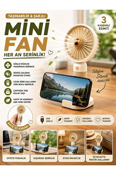 pango 3 KADEMELİ MİNİ FAN