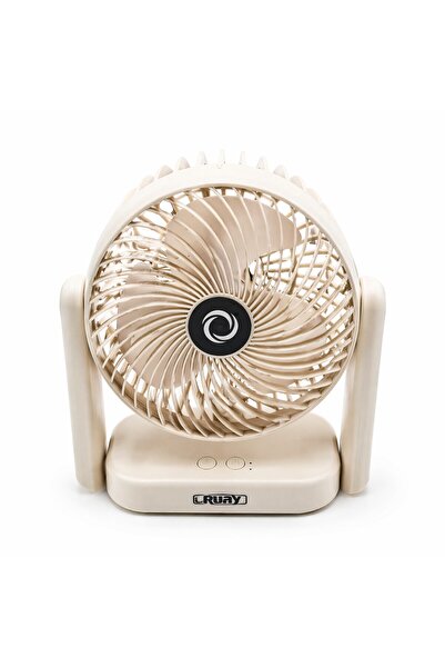 Generic Cruay Portable Desk Fan with Water Spray - Beige