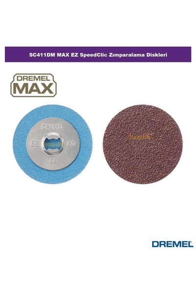 Dremel SC 411DM MAX EZ Speedclıc: Zımpara Diski