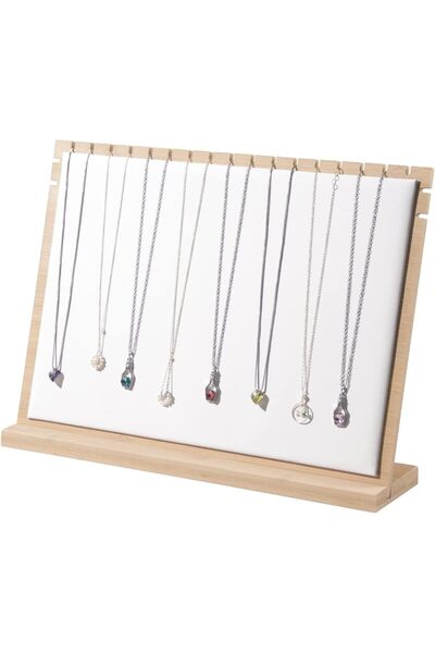 Arabest Large Bamboo Necklace Display Stand,Pendant Long Necklace Jewellery H...