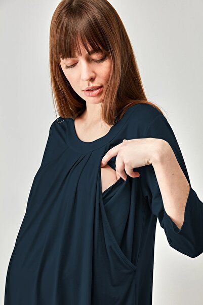 Catherine's Set de pijamale de maternitate cu textură moale-893