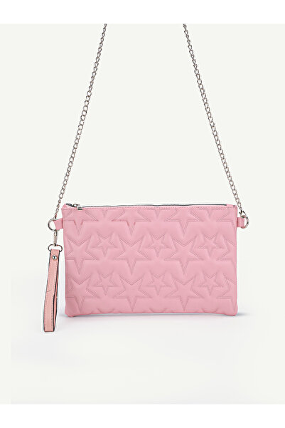 Mojeva Portofoliu și geantă clutch pentru femei, cu curea cu lanț și broderie...
