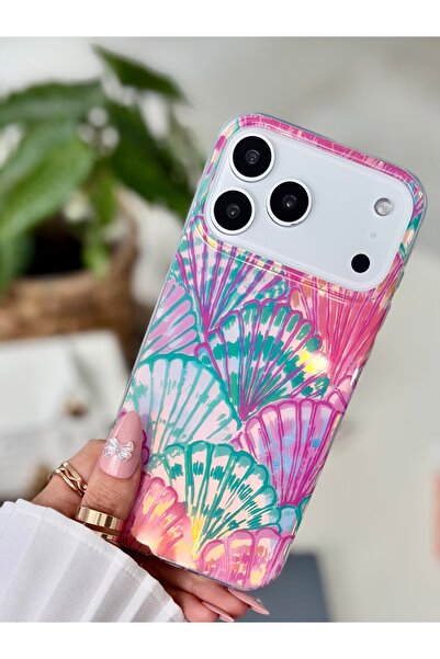 Go Aksesuar Iphone 17 Promax Uyumlu Deniz Kabuğu Renk Geçişli Parlak Tasarıml...