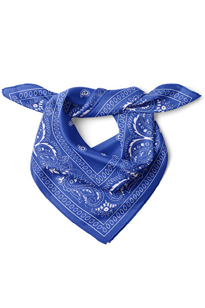 nehir eşarp Etro Ethnic Pattern Cotton Cottony Scarf Bandana 50X50 cm