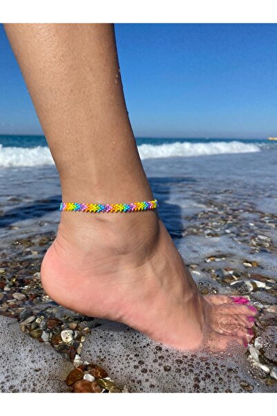 Beykan handmade Rainbow Anklet