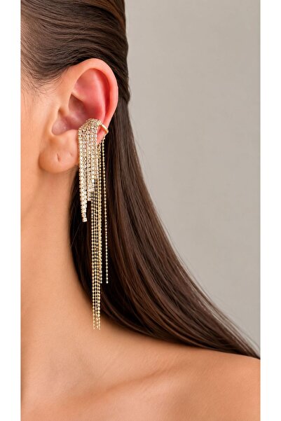 Store Diva Charm Gösterişli Earcuff Küpe