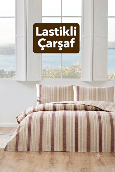 Özdilek Nova - Elastic Fitted Sheet - Double Duvet Cover Set - 100% Cotton