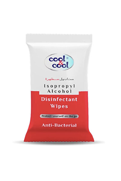 COOL & COOL Disinfectant Wipes - 10's - Antibacterial Skin Wipes with Vitamin...