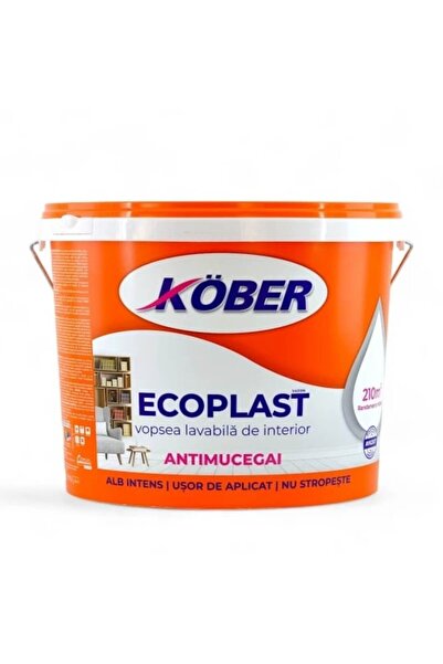 Kober Vopsea lavabilă pentru interior, ecoplast, 8.5L, / V4110N-P8.5L