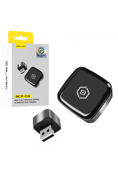 Blavec Adaptor Carplay/ Android Auto Wireless BCP-03, pentru seria Apple iPho...