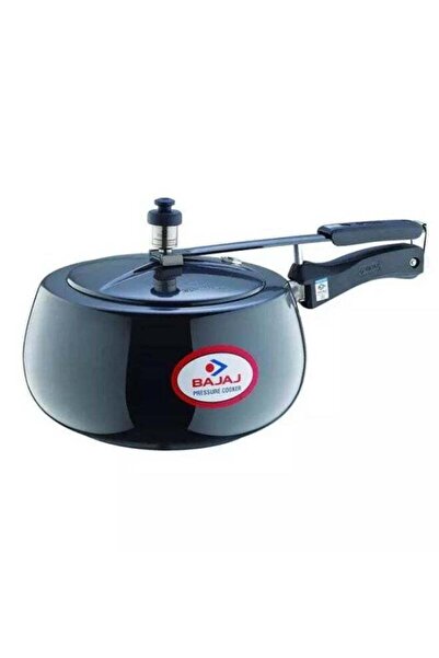 Bajaj PCX 63H, 3 ltr, Aluminium Handi Pressure Cooker (Black, ISI Certified)