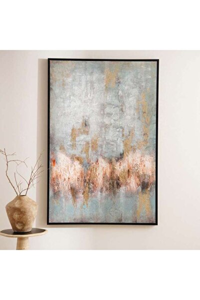 PAN HOME Inferno Hand Painted Heavy Textured Framed Canvas Wall Art 120x5.1x1...