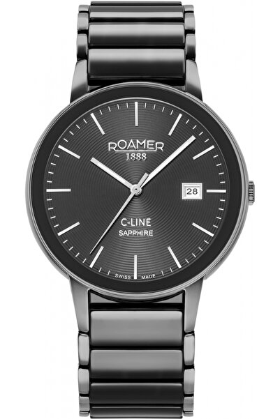 Roamer Ceas de damă/bărbătesc 997833 44 85 20 — negru, clasic, stil bijuterie