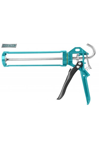 TOTAL Pistol de silicon 235 mm cu mâner din aluminiu ranforsat, uz industrial...