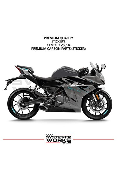ARONA Cfmoto 250Sr Sticker Carbon Foil Coating Tank Section