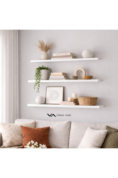 Line Minimalist Duvar Rafı | 3 Farklı Boyut Seçeneğiyle Modern Dekorasyon Rafı
